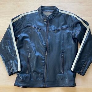 Old school machine biker racing style jacket men’s large
